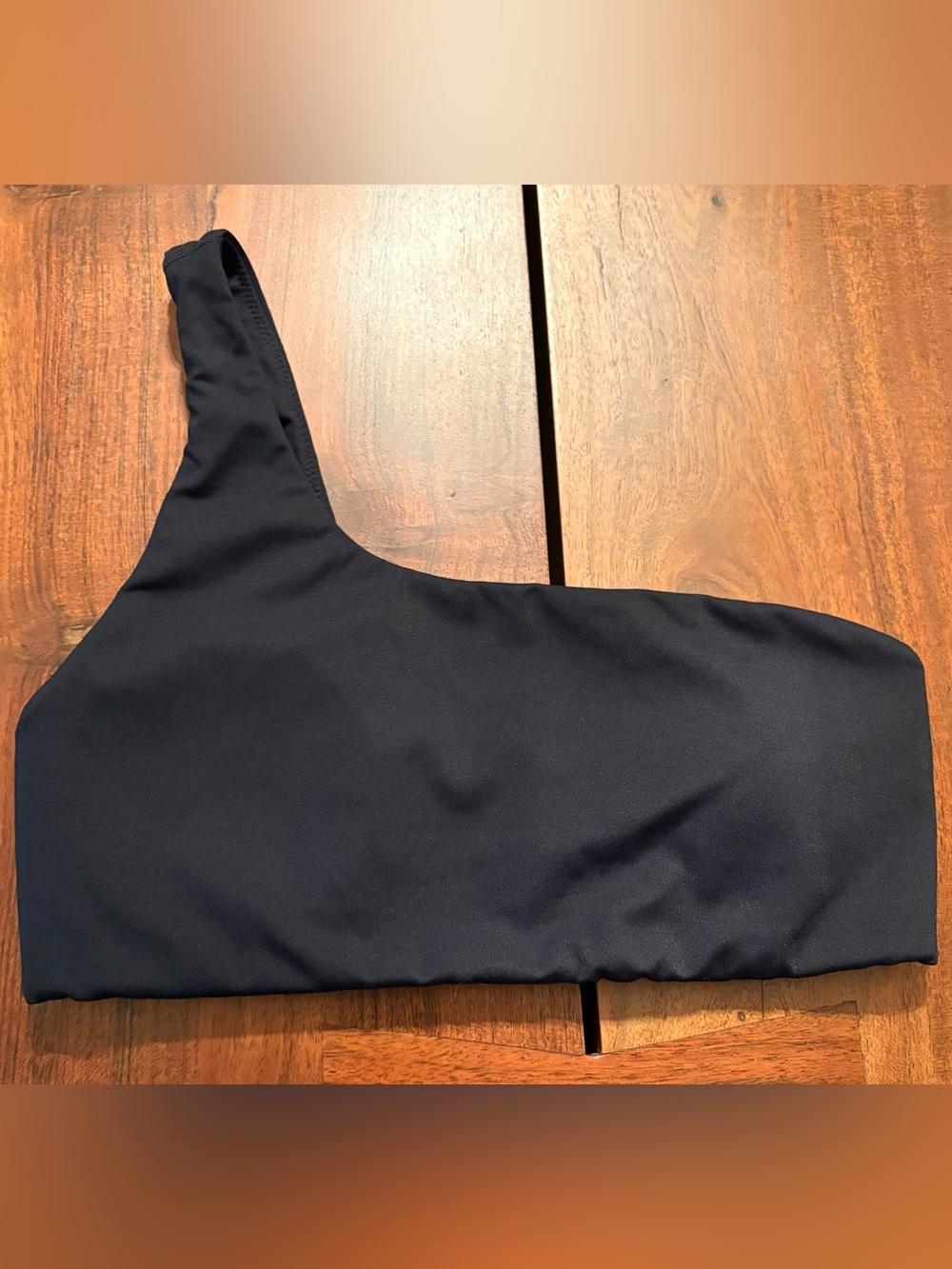aerie Black One-Shoulder Sports bra size small